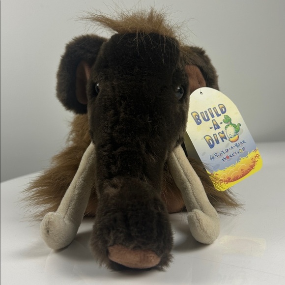 Build-A-Bear Brown Woolly Mammoth Plush - Build a Dino Friendosaur 2009 - NWT - Picture 4 of 9